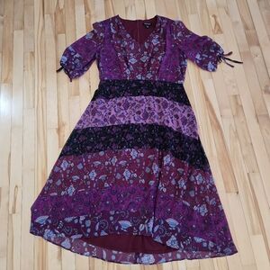 Elegant Floral Women's Dress